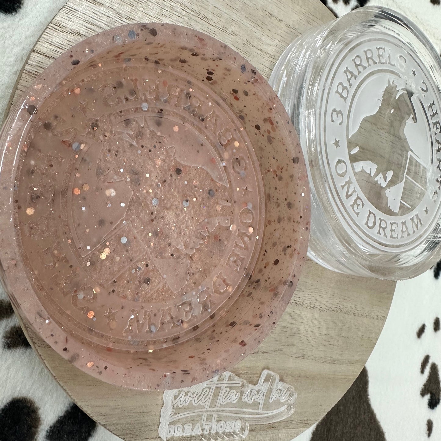 3 Barrels 2 Hearts Silicone Mold