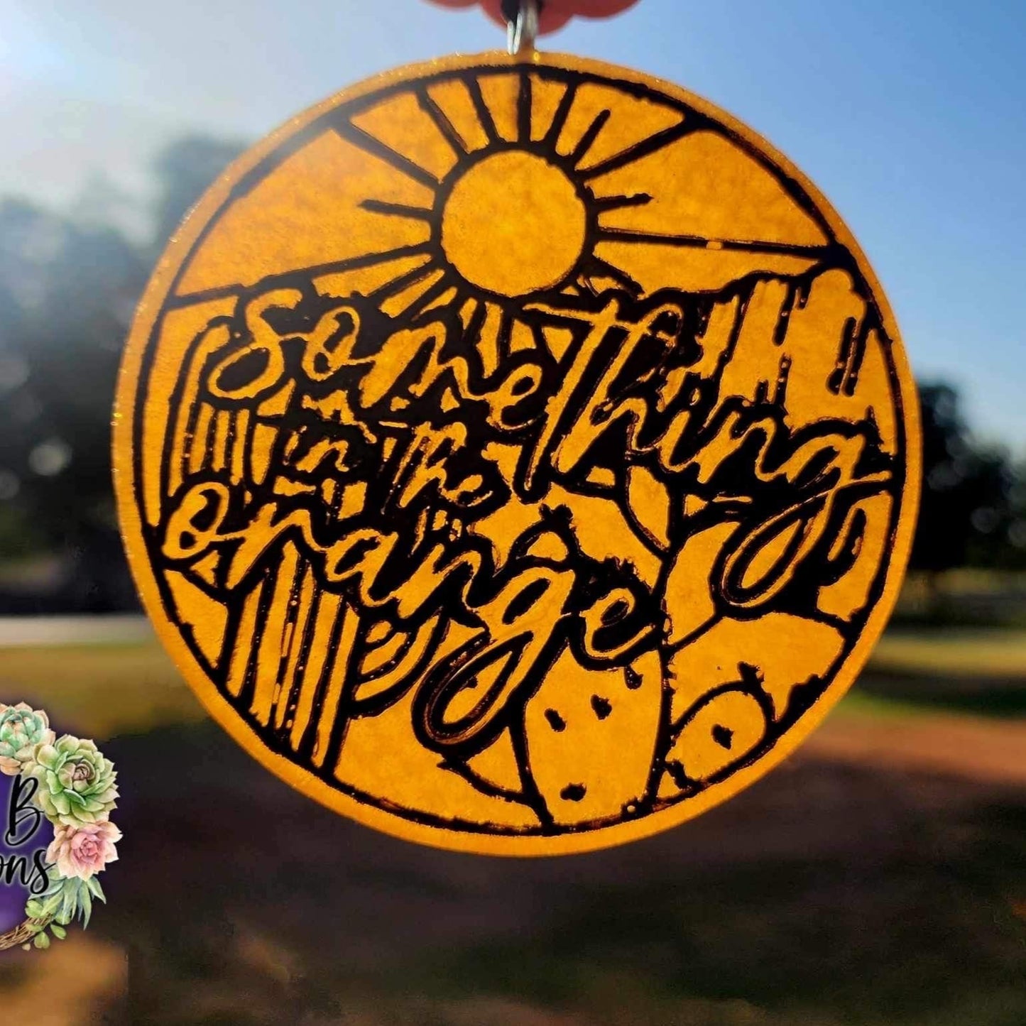 Something in the Orange Desert Scene Silicone Mold