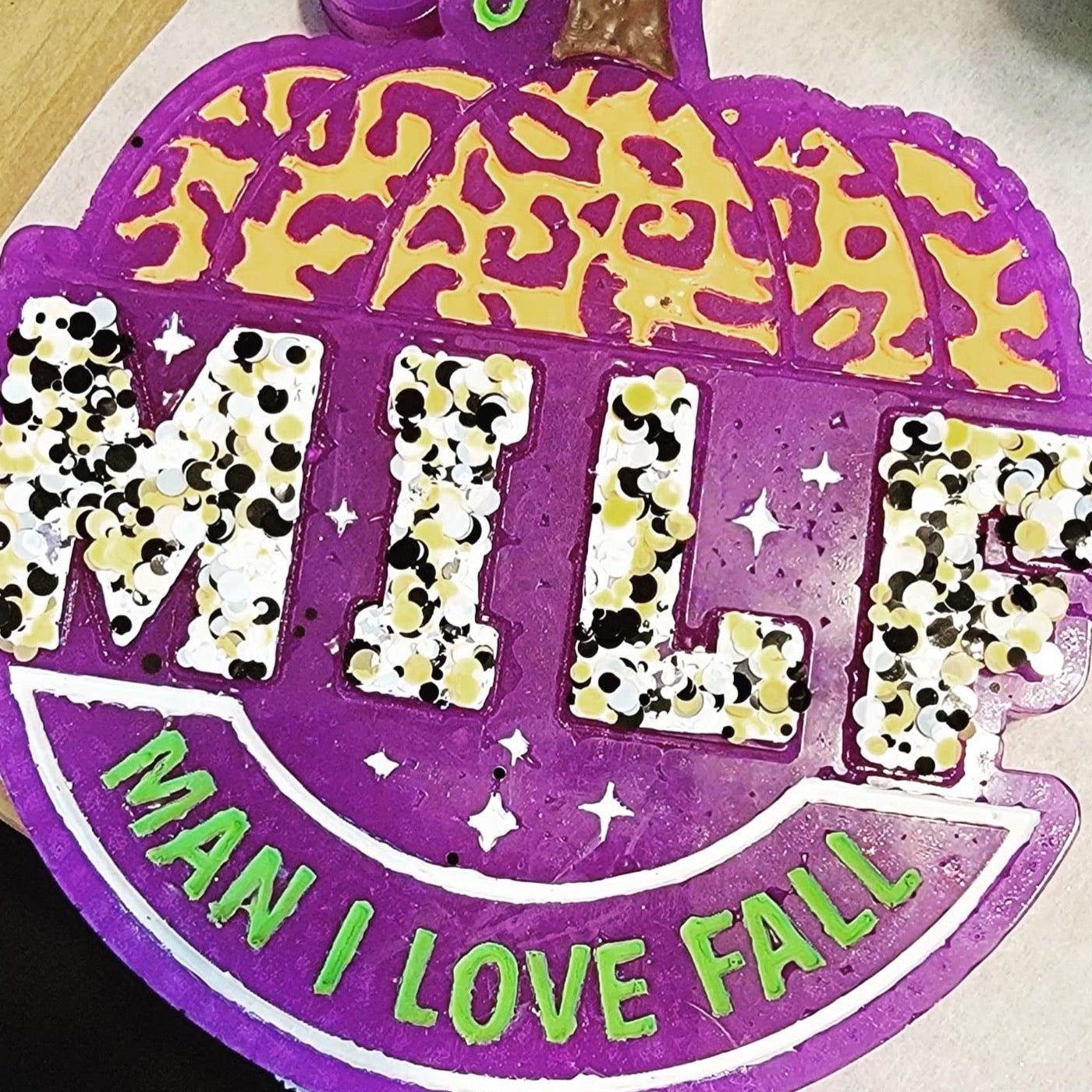 MILF - Man I Love Fall Silicone Mold - Amber