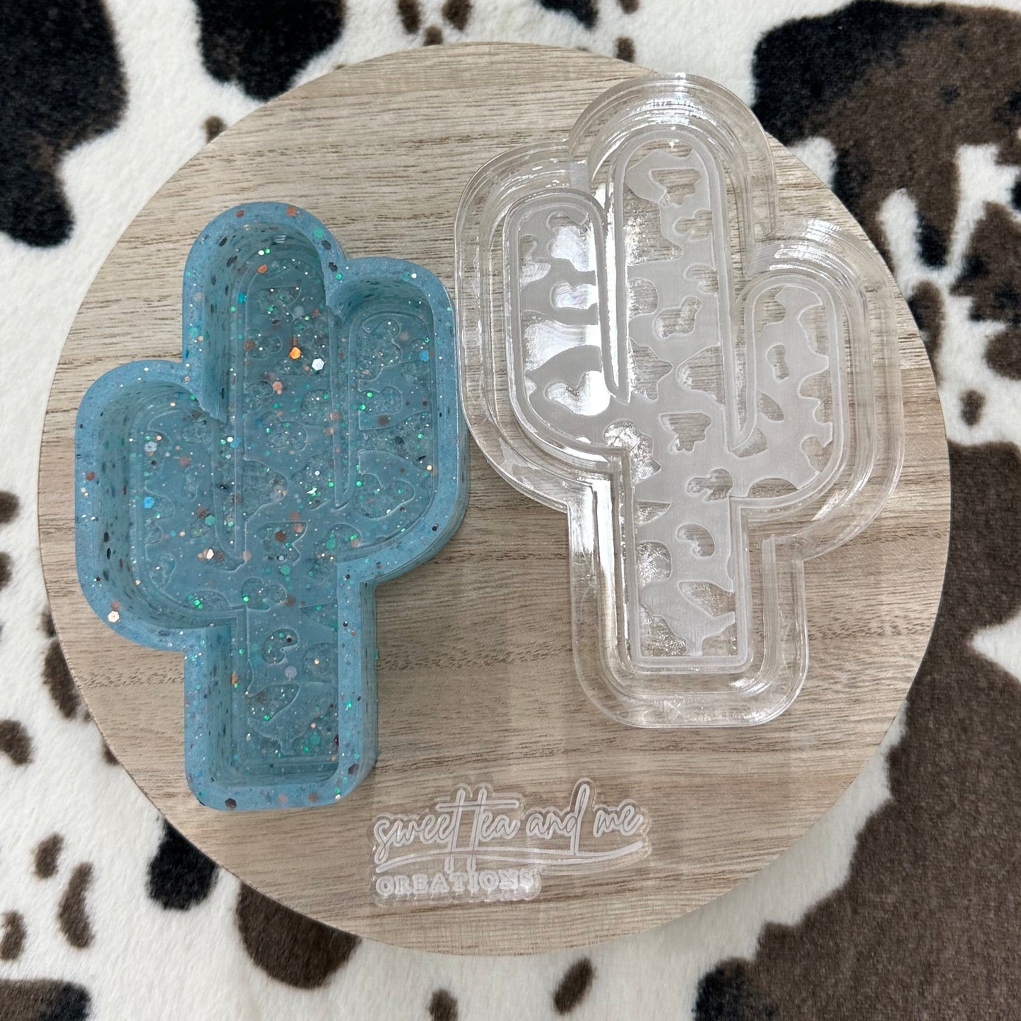 Cowhide Cactus Silicone Mold