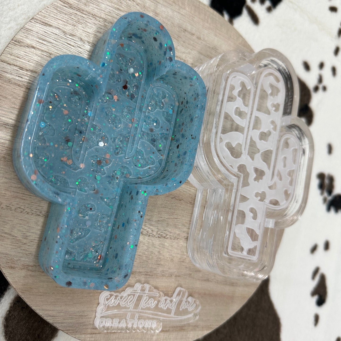 Cowhide Cactus Silicone Mold