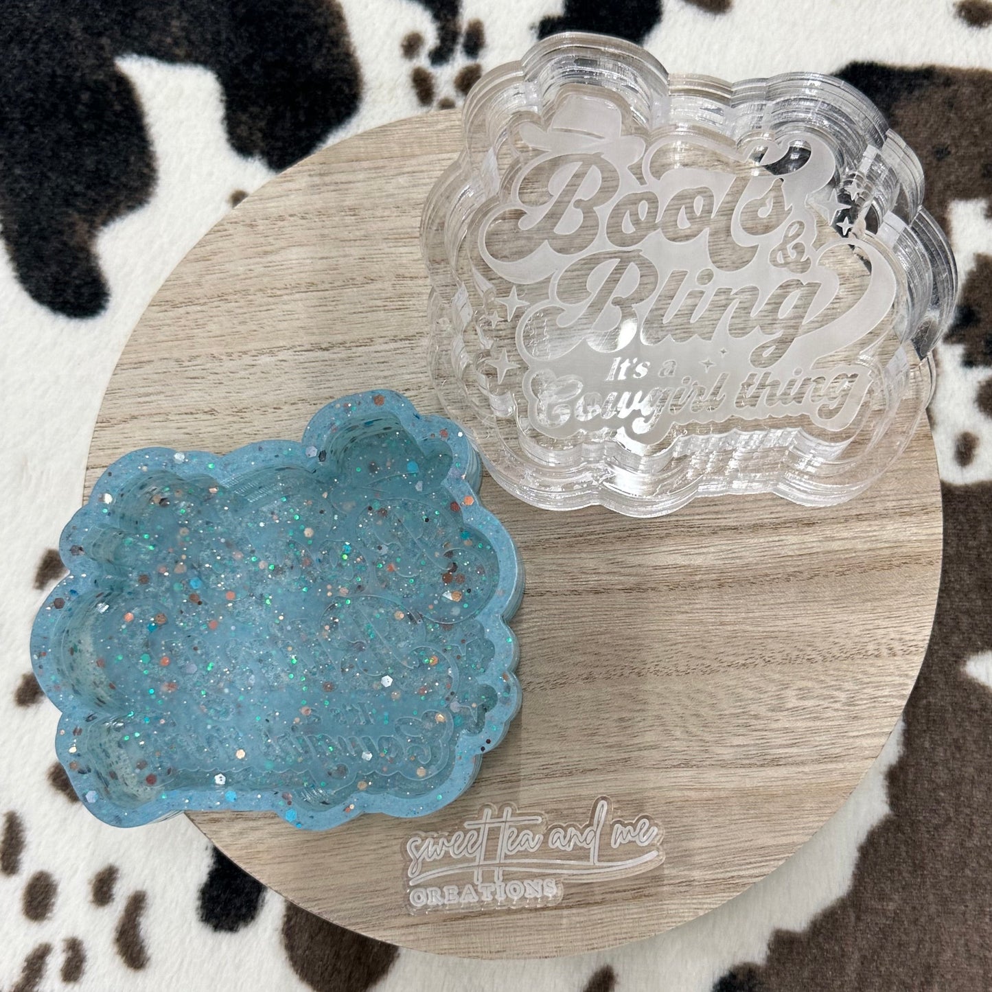 Boots & Bling It's a Cowgirl Thing Silicone Mold