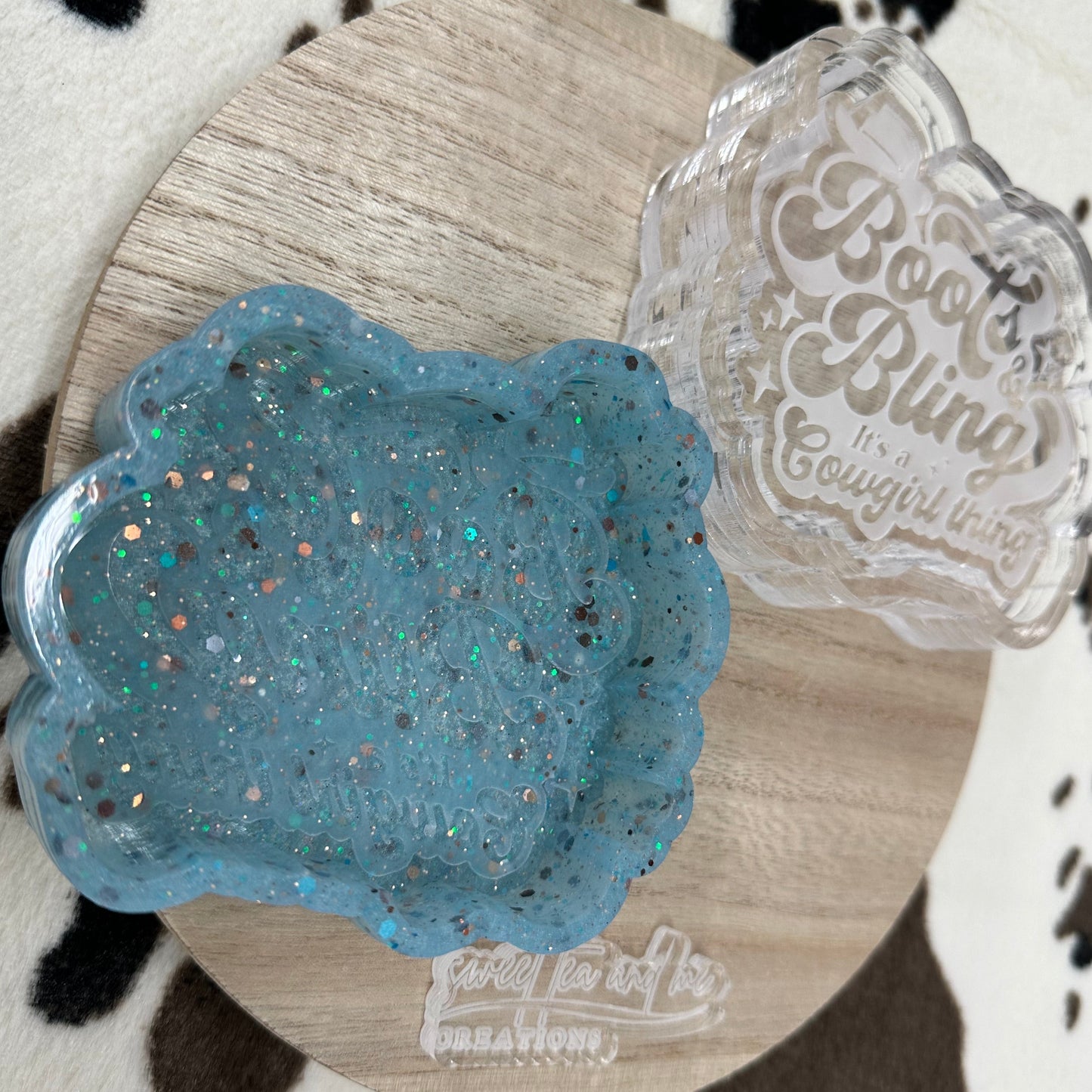 Boots & Bling It's a Cowgirl Thing Silicone Mold