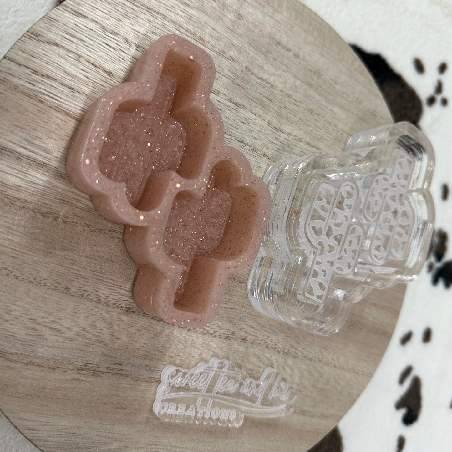 Cowhide Cactus Vent Clip Silicone Mold