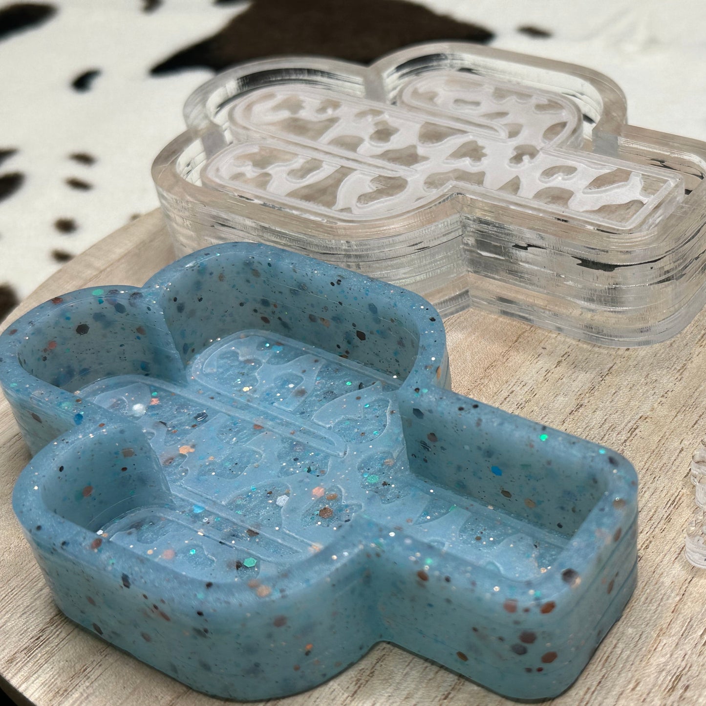 Cowhide Cactus Silicone Mold