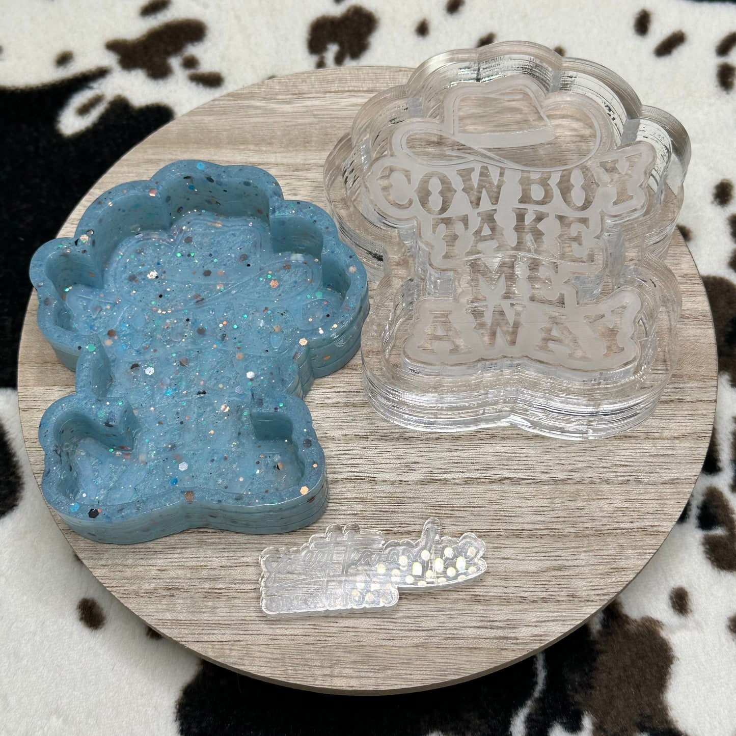 Cowboy Take Me Away Silicone Mold