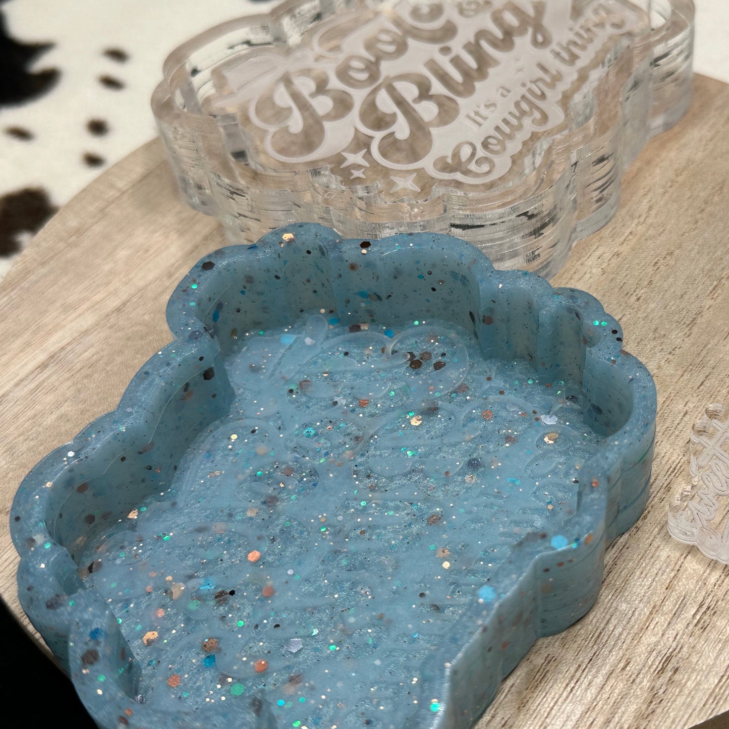 Boots & Bling It's a Cowgirl Thing Silicone Mold