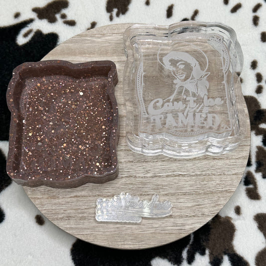 Can't Be Tamed Silicone Mold