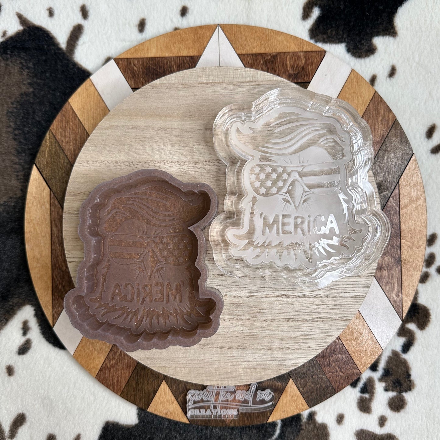 'Merica Eagle Head Silicone Mold