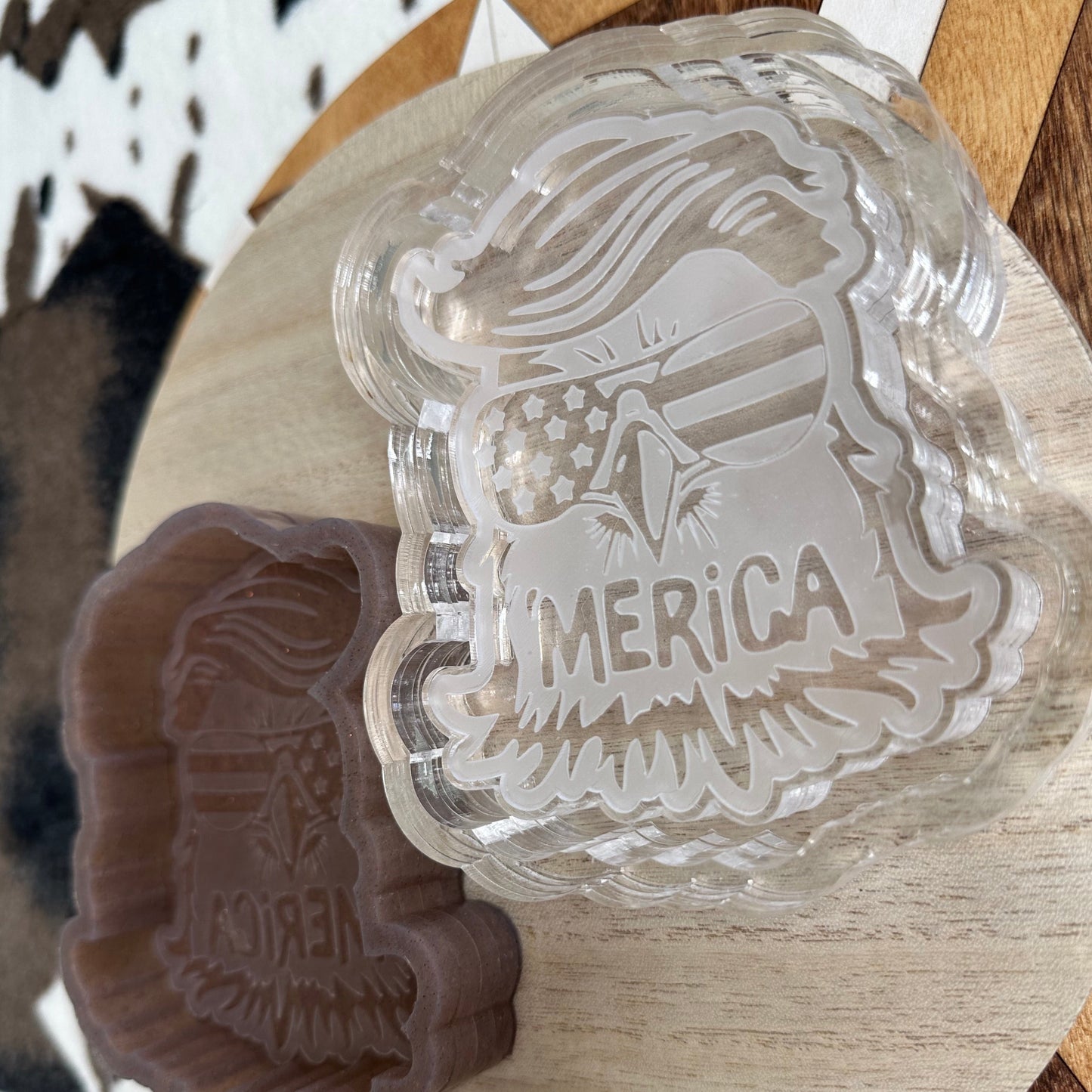 'Merica Eagle Head Silicone Mold