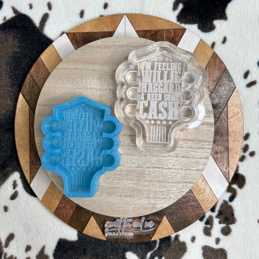 I'm Feeling Willie Haggard Silicone Mold