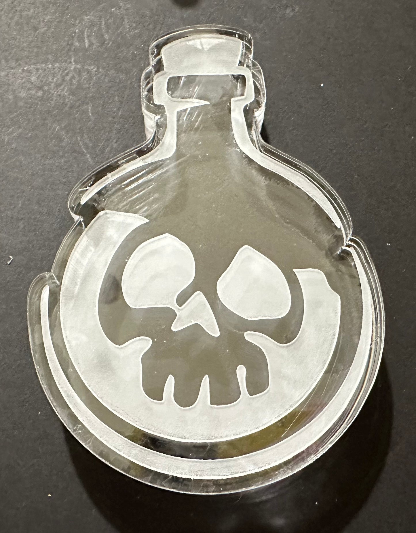 Skull In a Bottle Silicone Mold