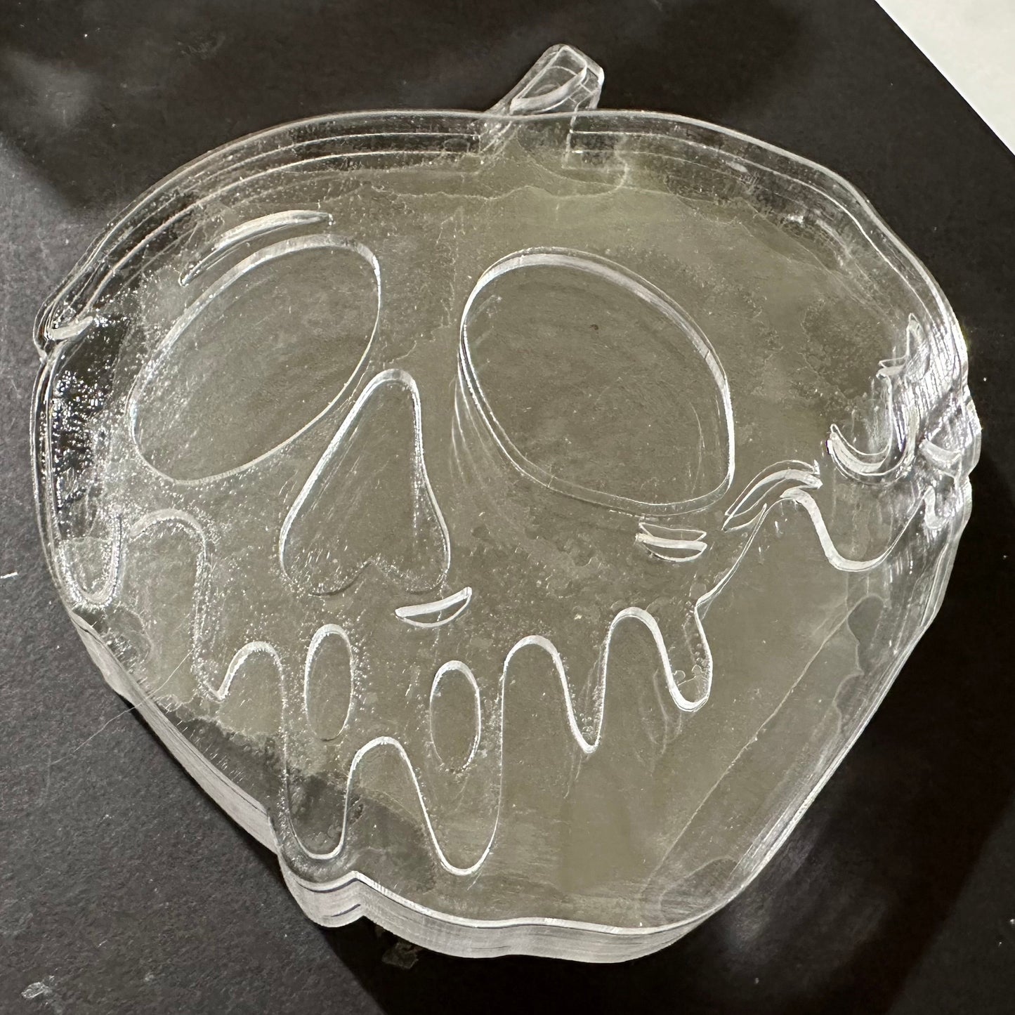 Melted Face Apple Silicone Mold