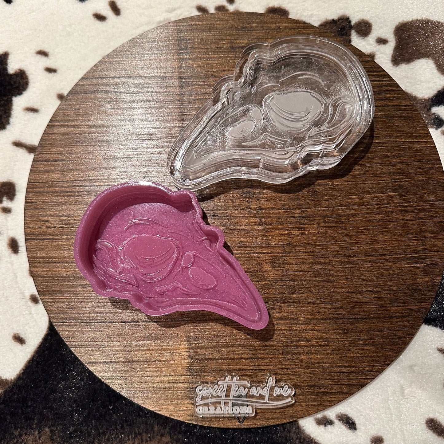 Crow Skull Silicone Mold