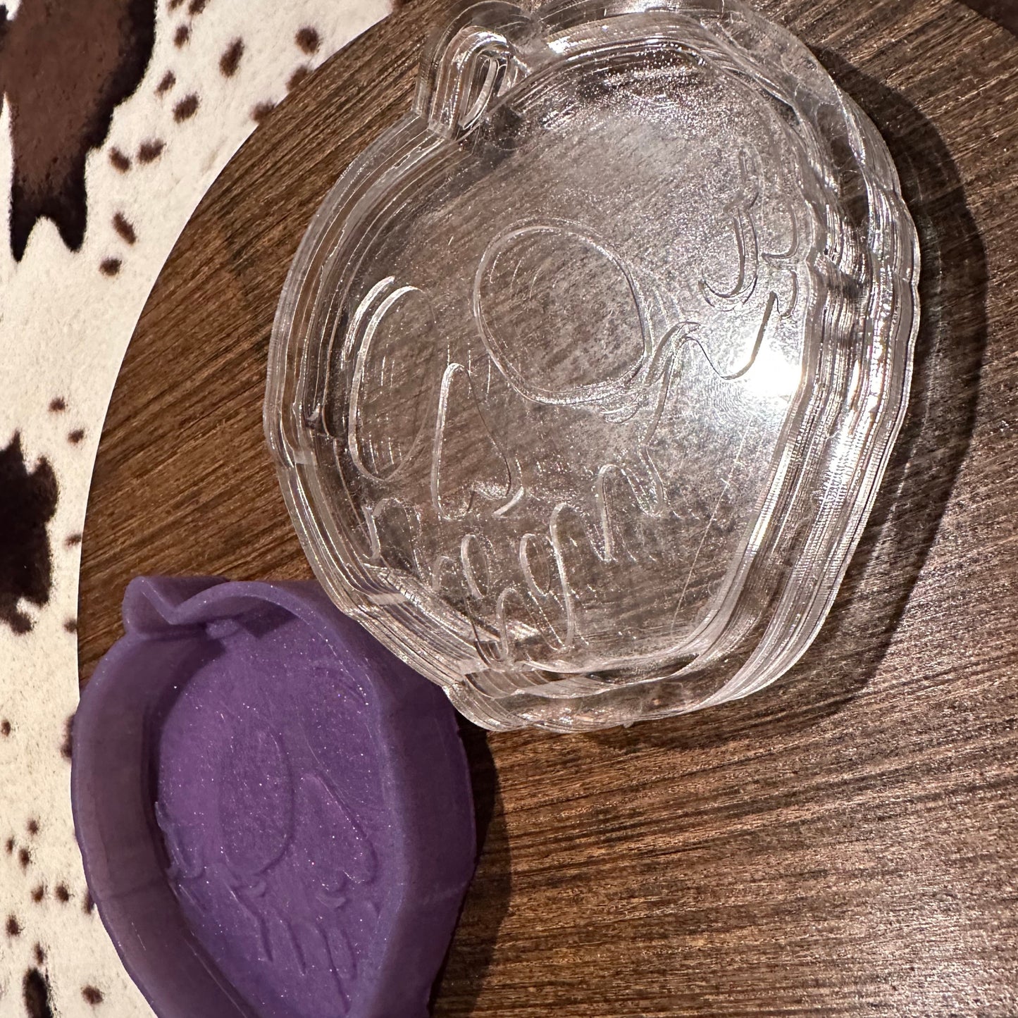 Melted Face Apple Silicone Mold