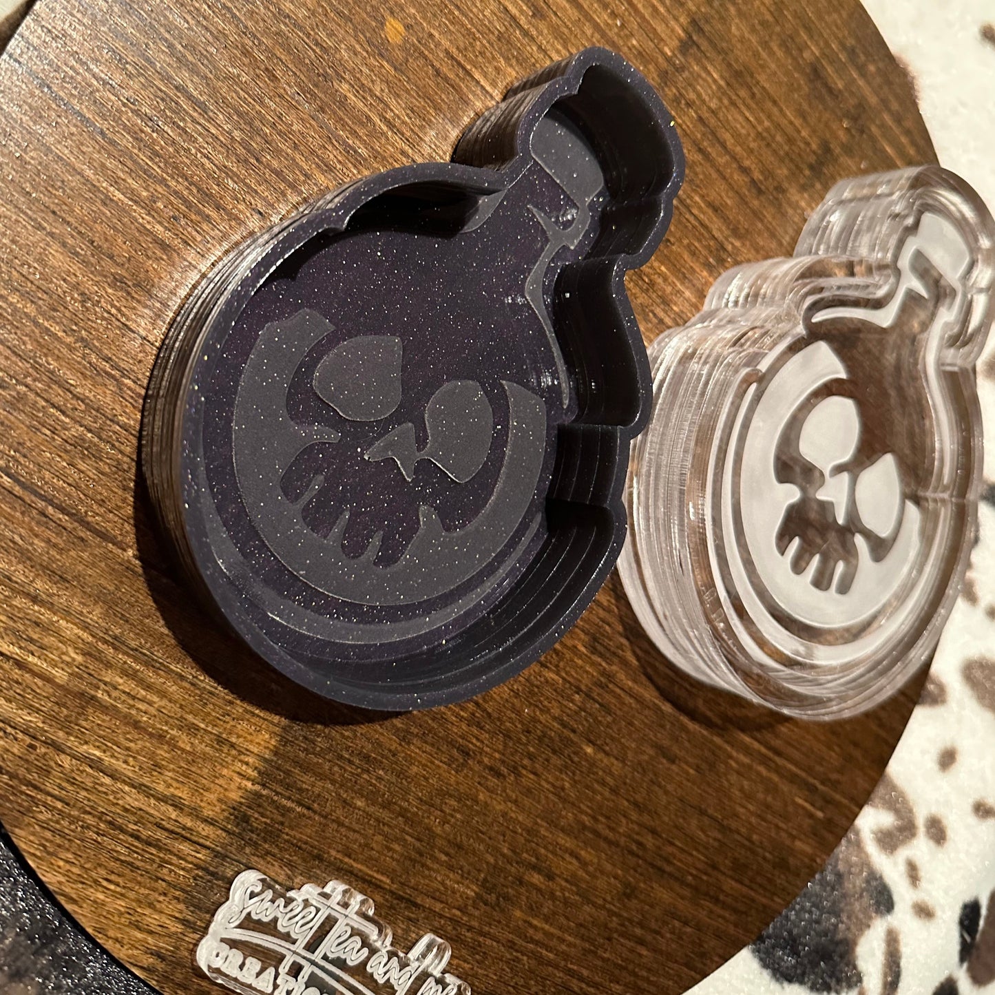 Skull In a Bottle Silicone Mold