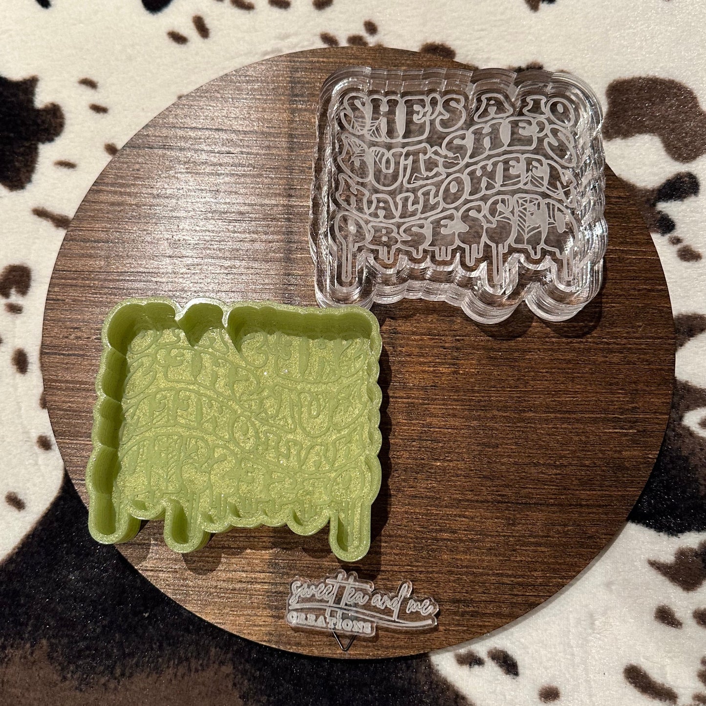 She's a 10 But She's Halloween Obsessed Silicone Mold