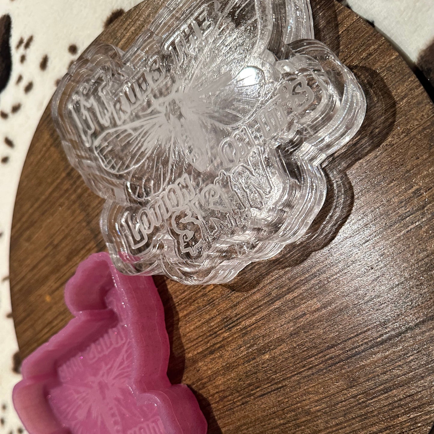 It Rubs the Lotion on It's Skin Silicone Mold