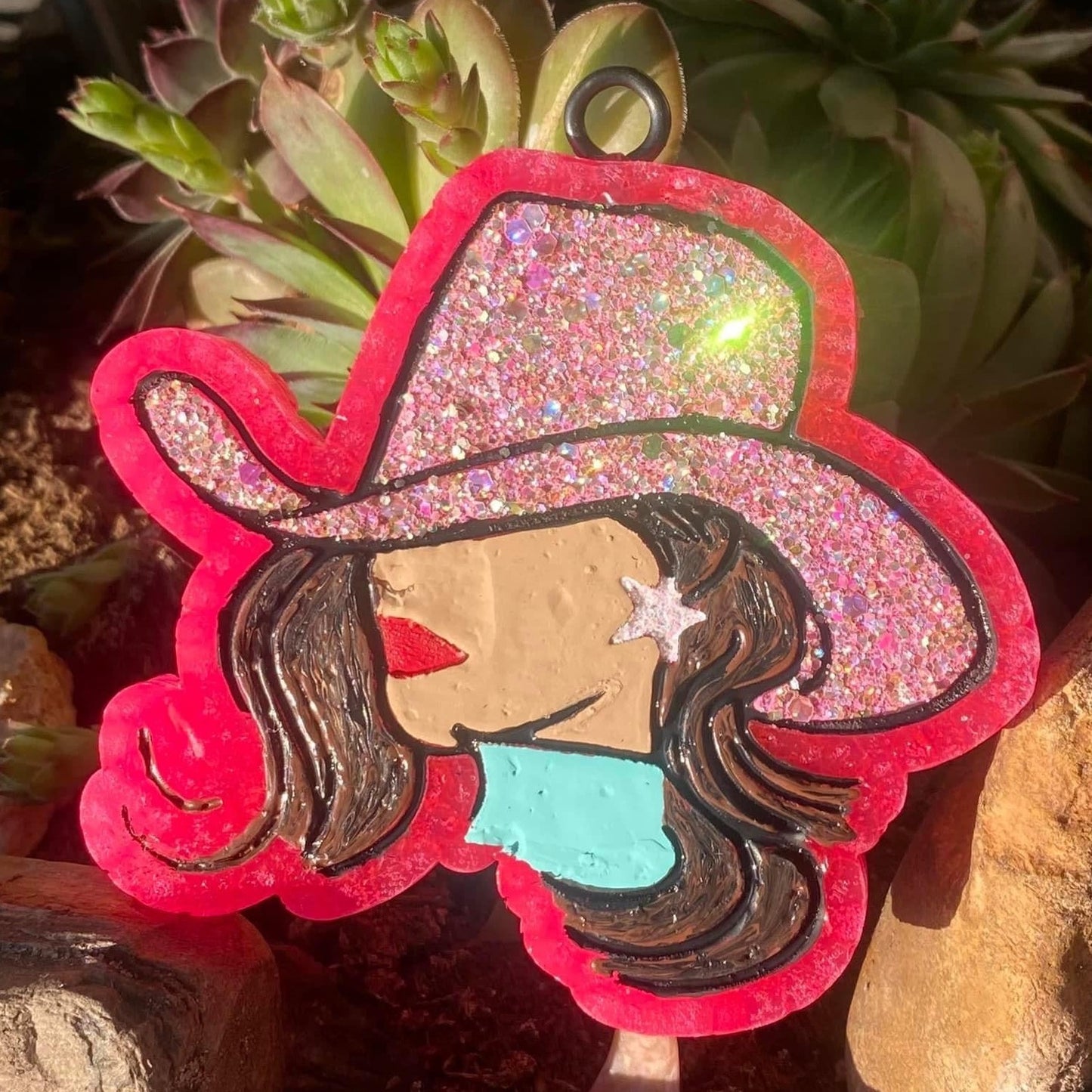 Cowgirl Glamour Headshot Silicone Mold