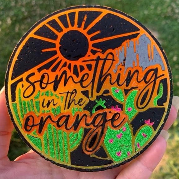 Something in the Orange Desert Scene Silicone Mold