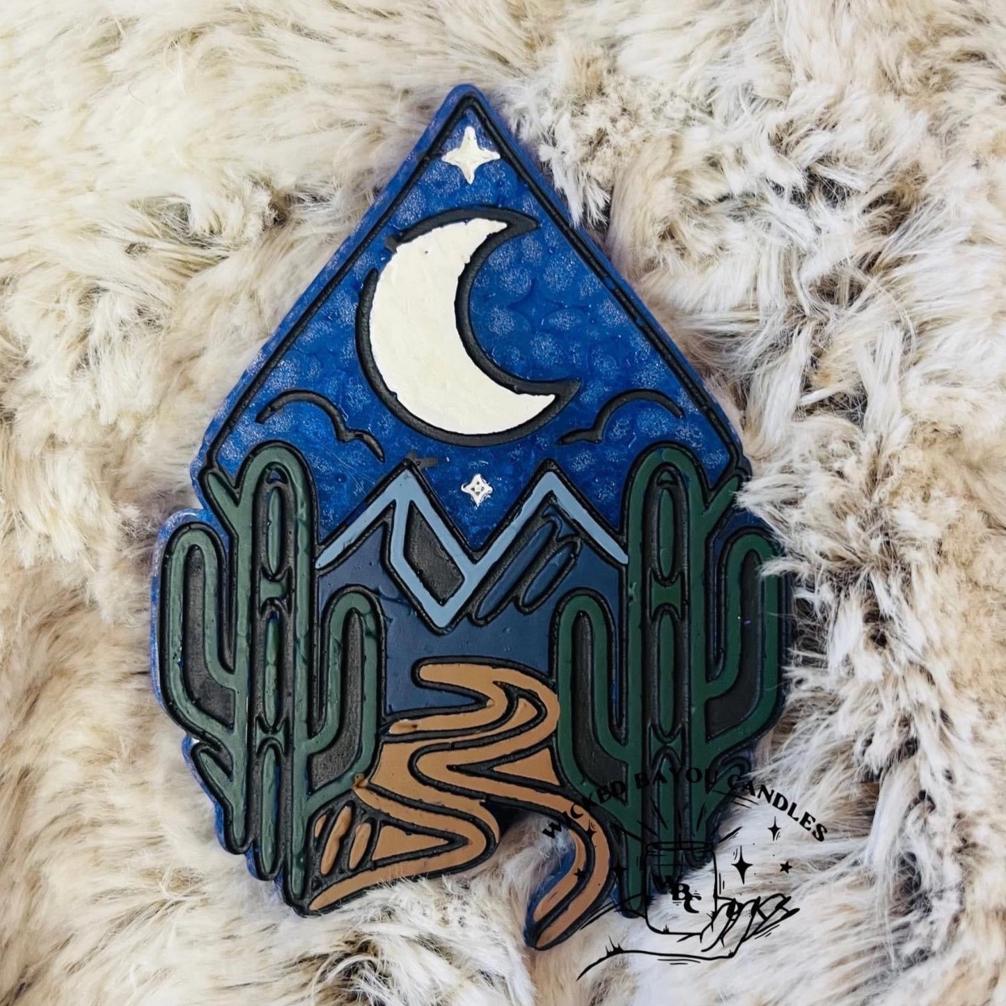 Desert Scene Teardrop Silicone Mold