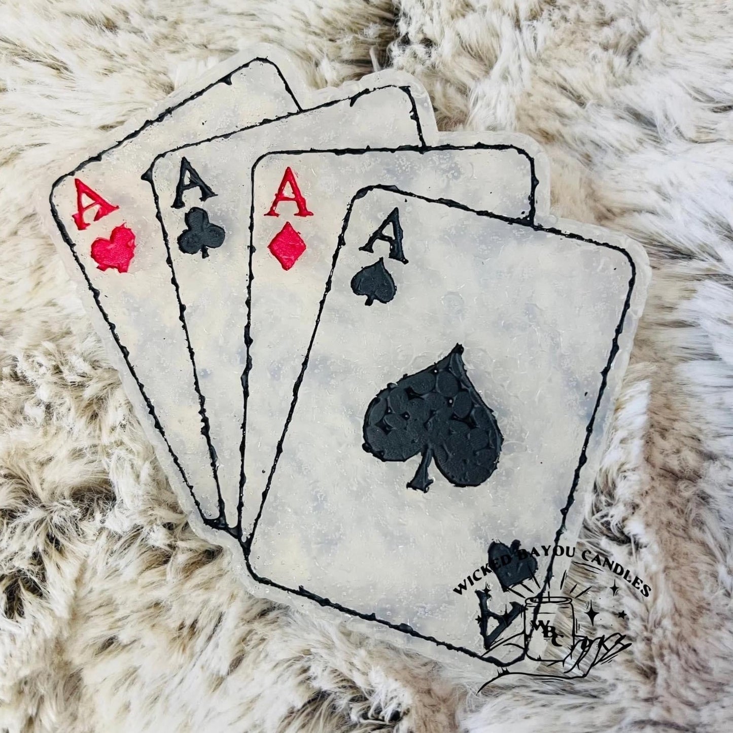 Four of a Kind Aces Silicone Mold