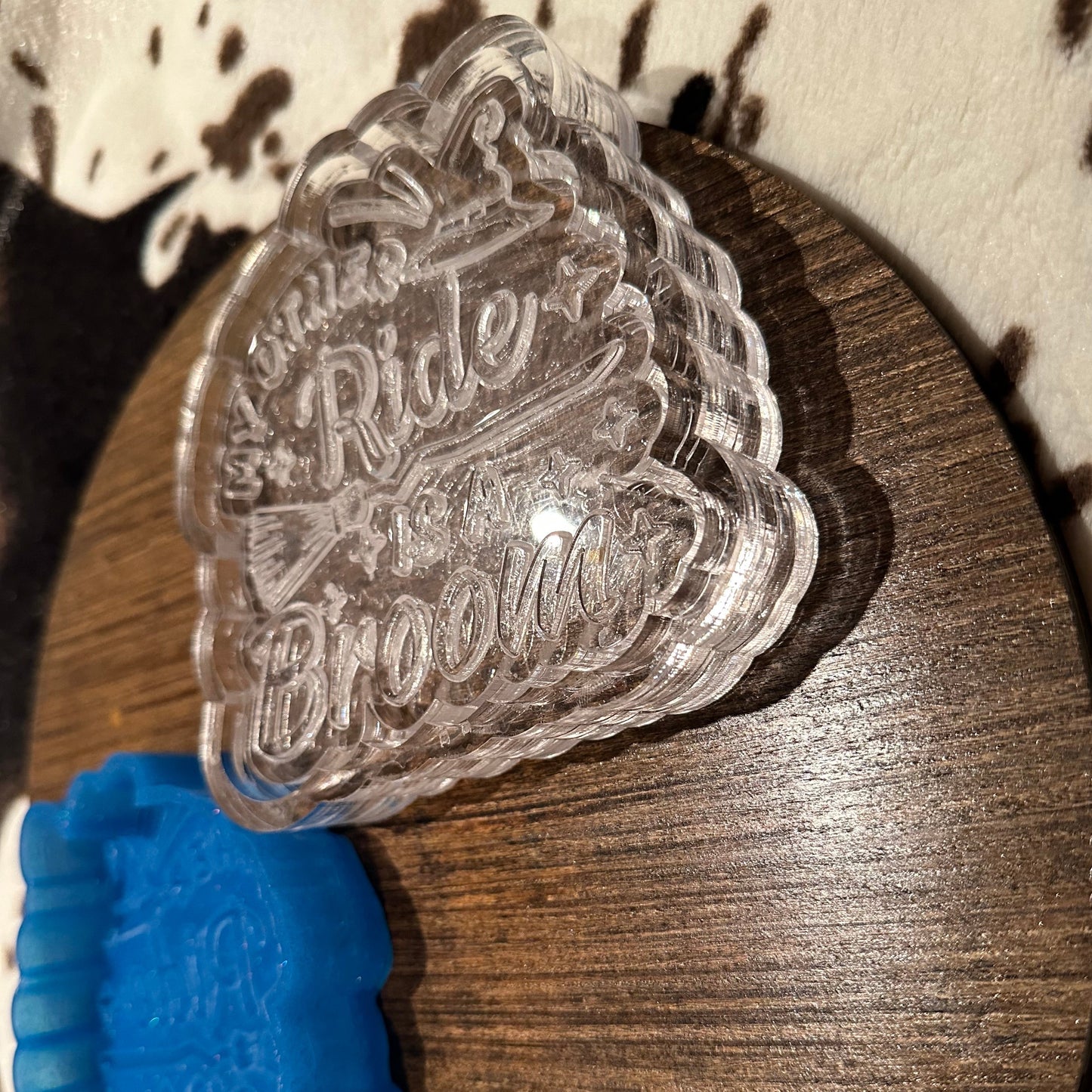 My Other Ride is a Broom Silicone Mold - Andrea