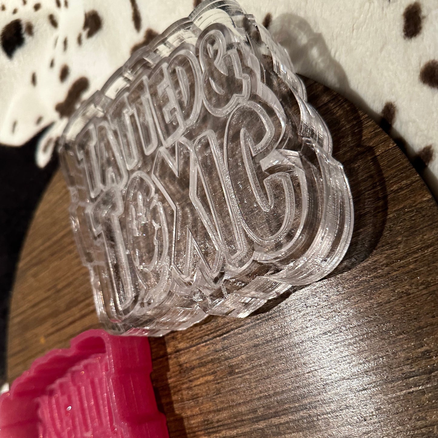 Tatted and Toxic Silicone Mold - Chastity