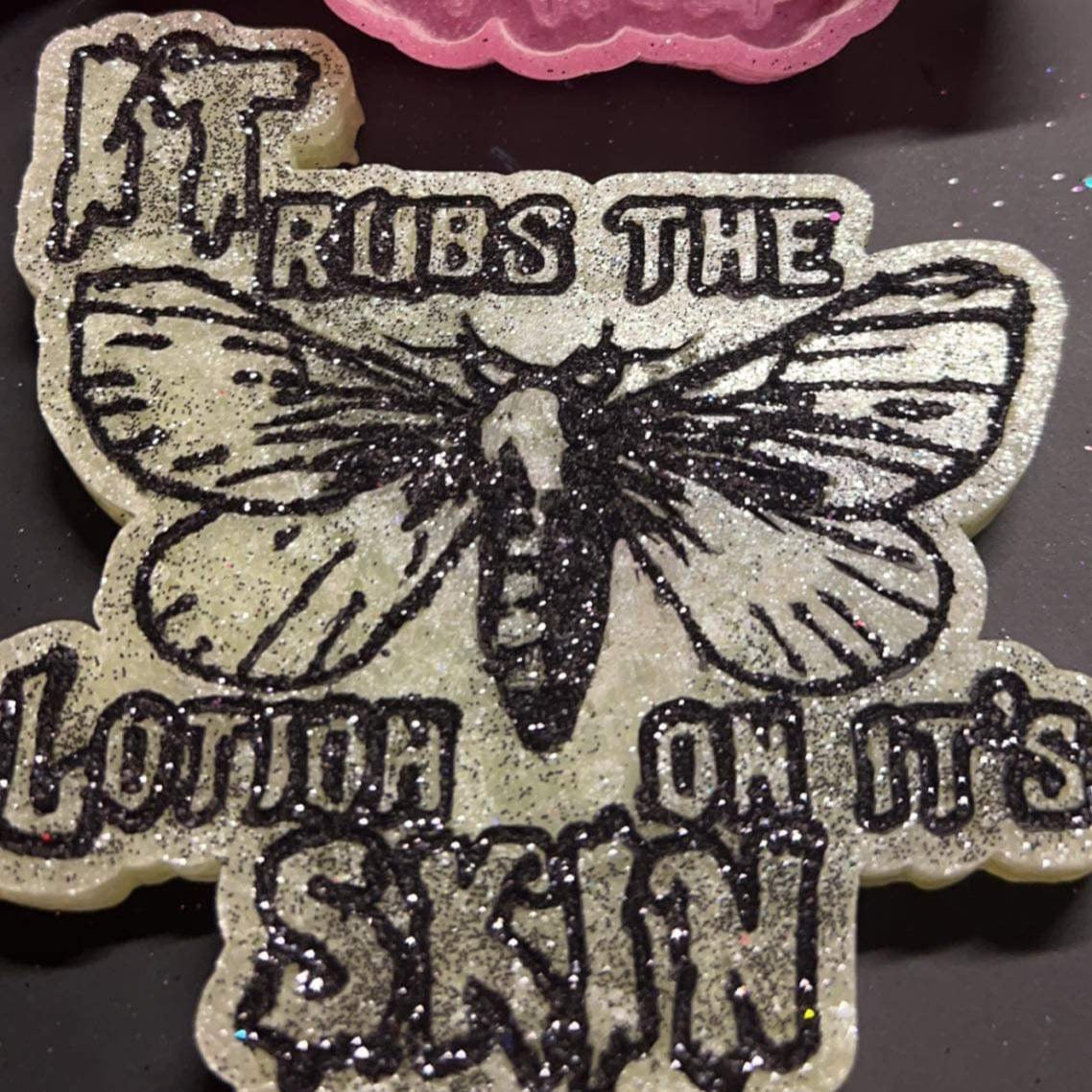 It Rubs the Lotion on It's Skin Silicone Mold