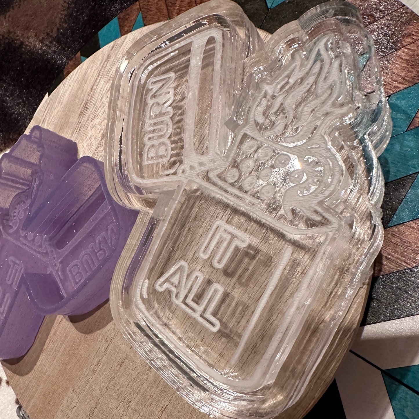 Burn It All Silicone Mold