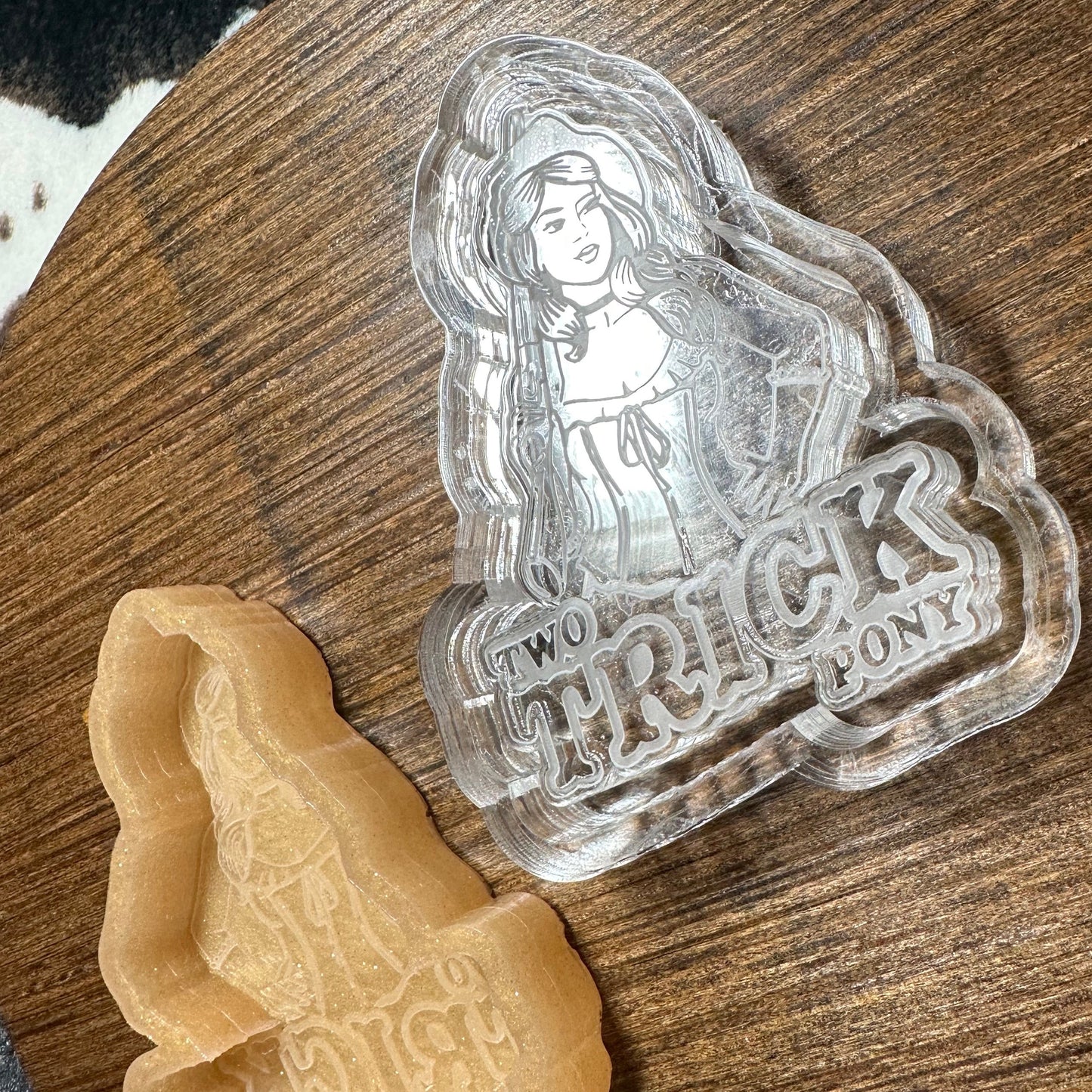 Two Trick Pony Vintage Cowgirl Silicone Mold