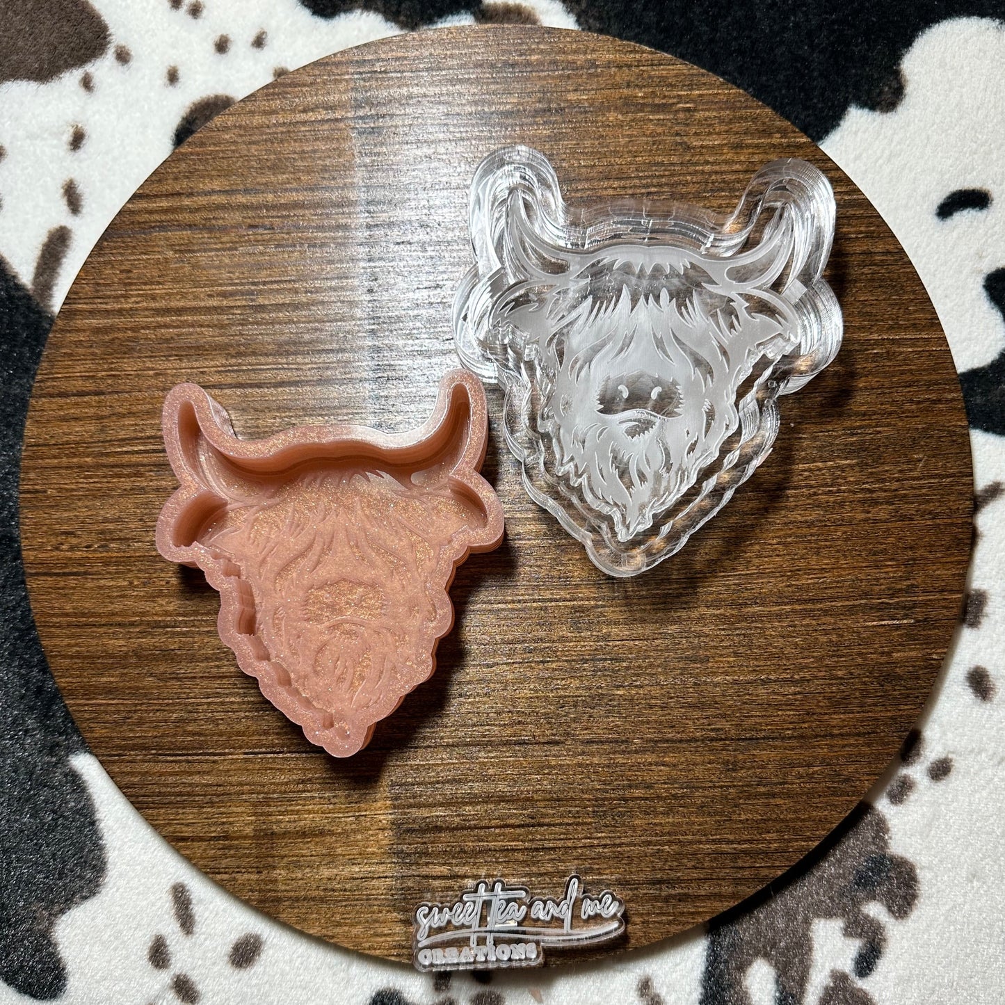 Highland Cow Head Silicone Mold