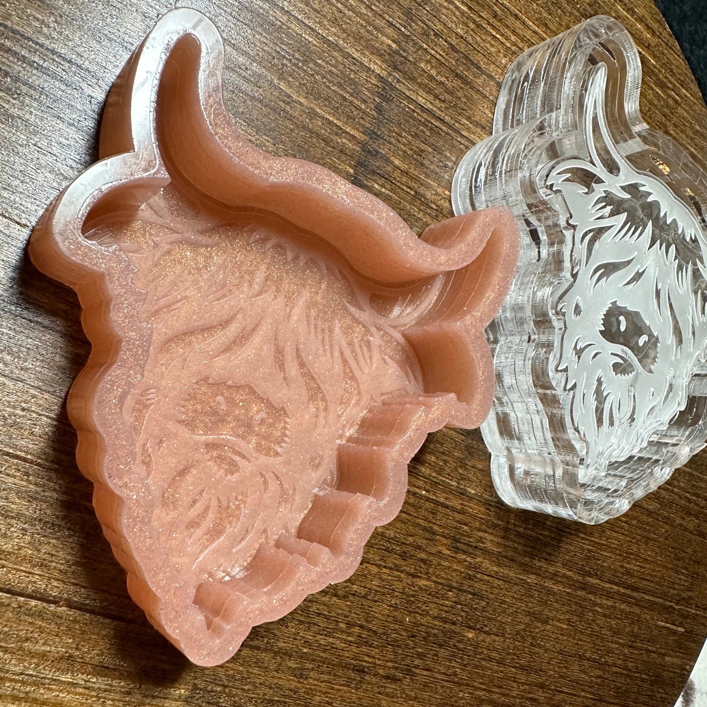 Highland Cow Head Silicone Mold