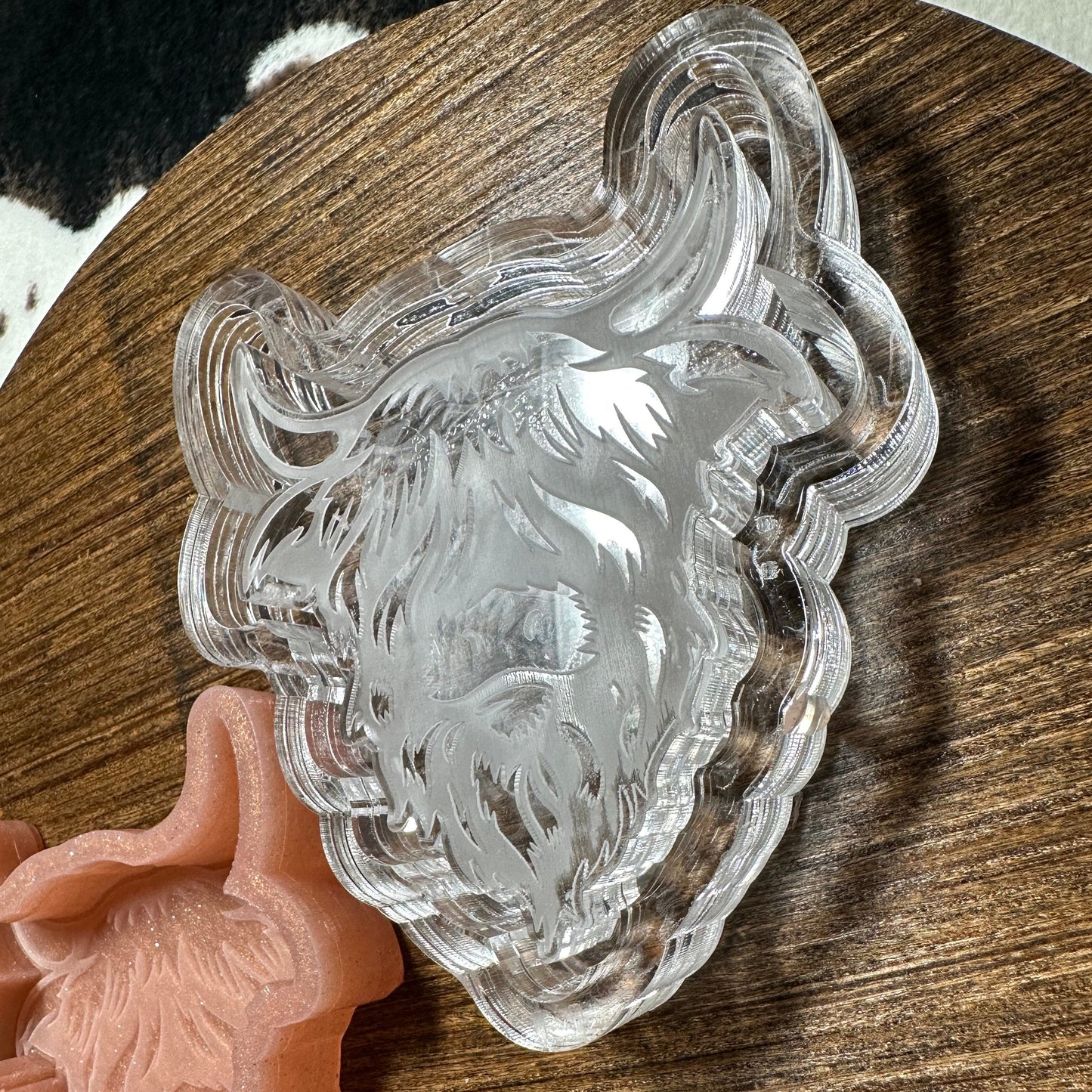 Highland Cow Head Silicone Mold