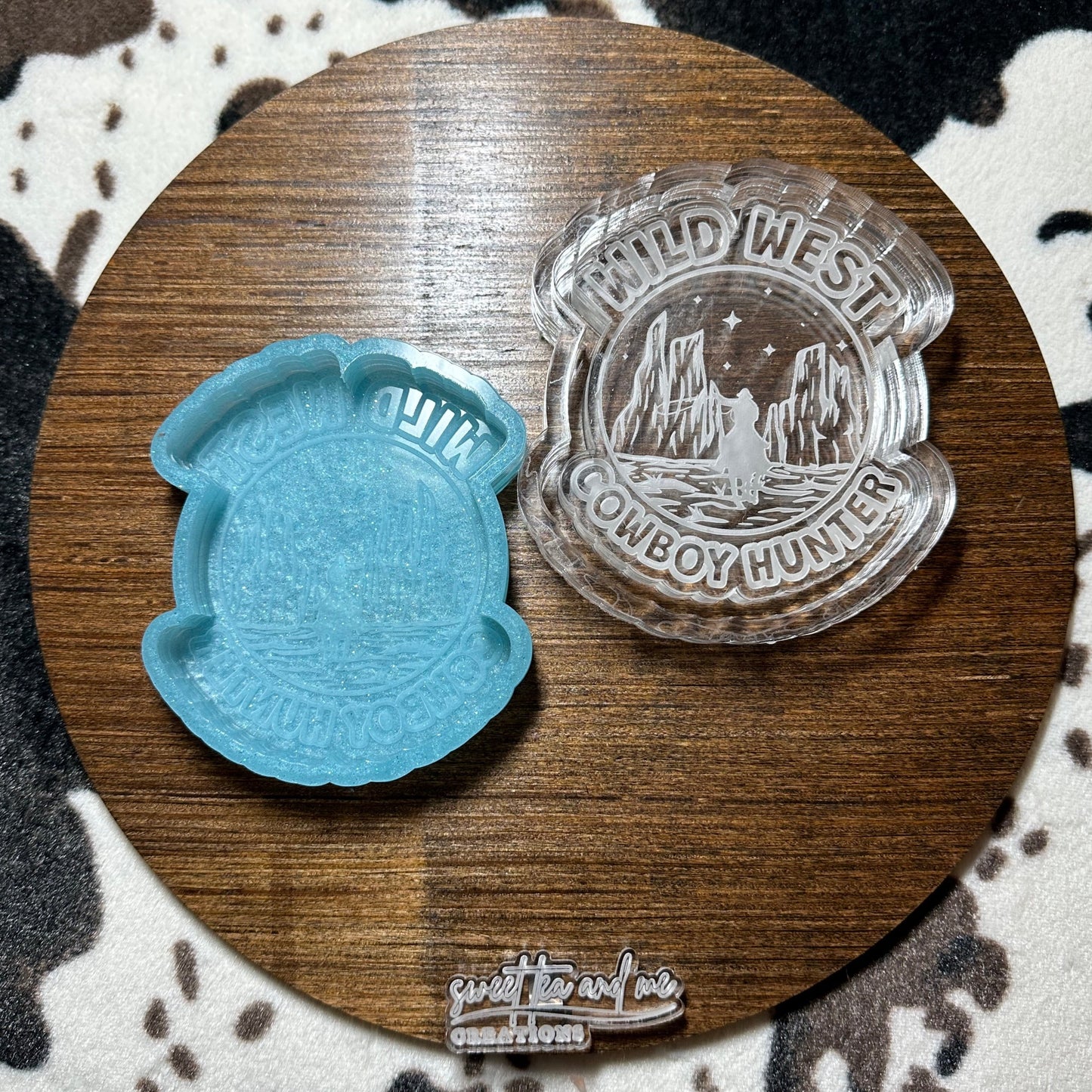 Wild West Cowboy Hunter Silicone Mold