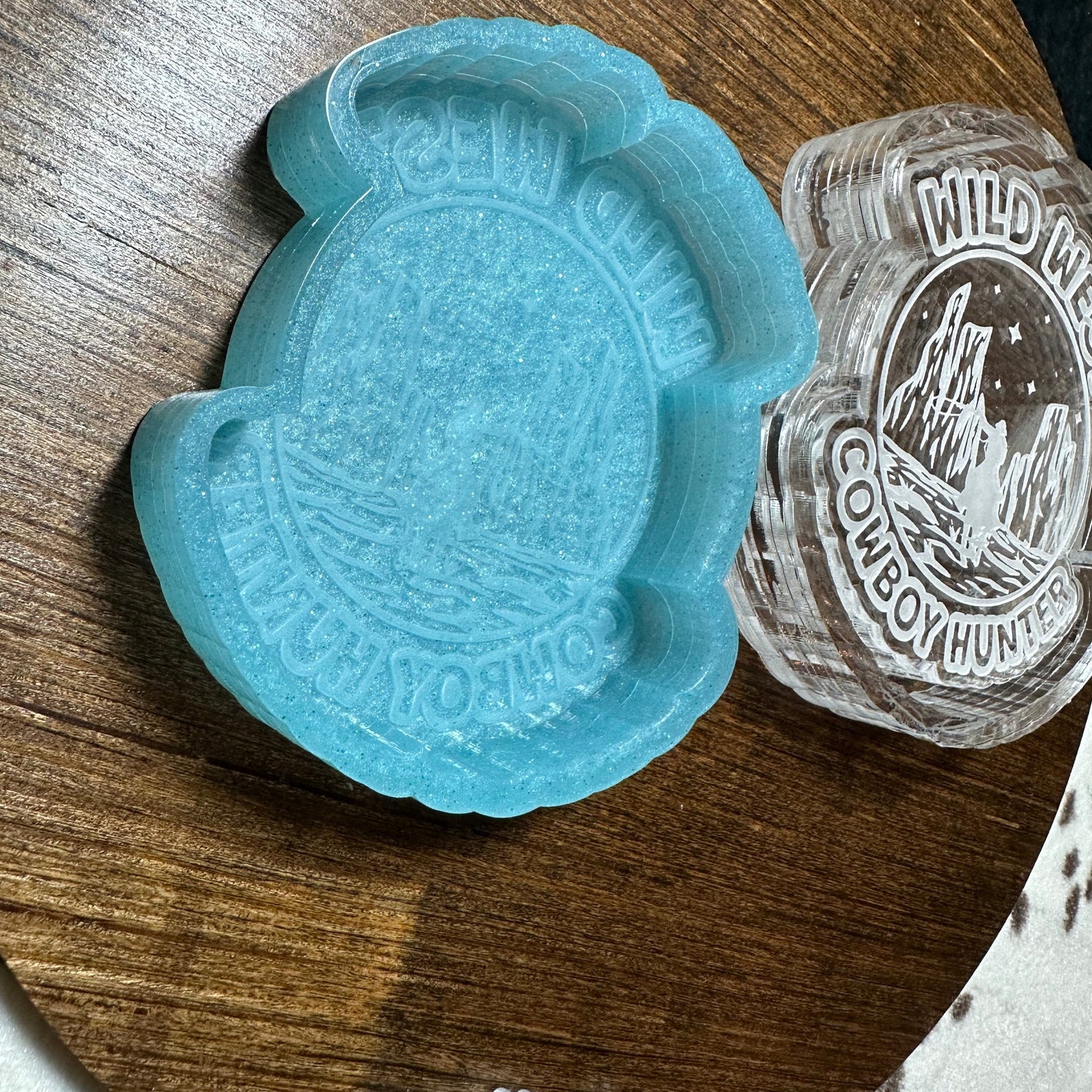 Wild West Cowboy Hunter Silicone Mold