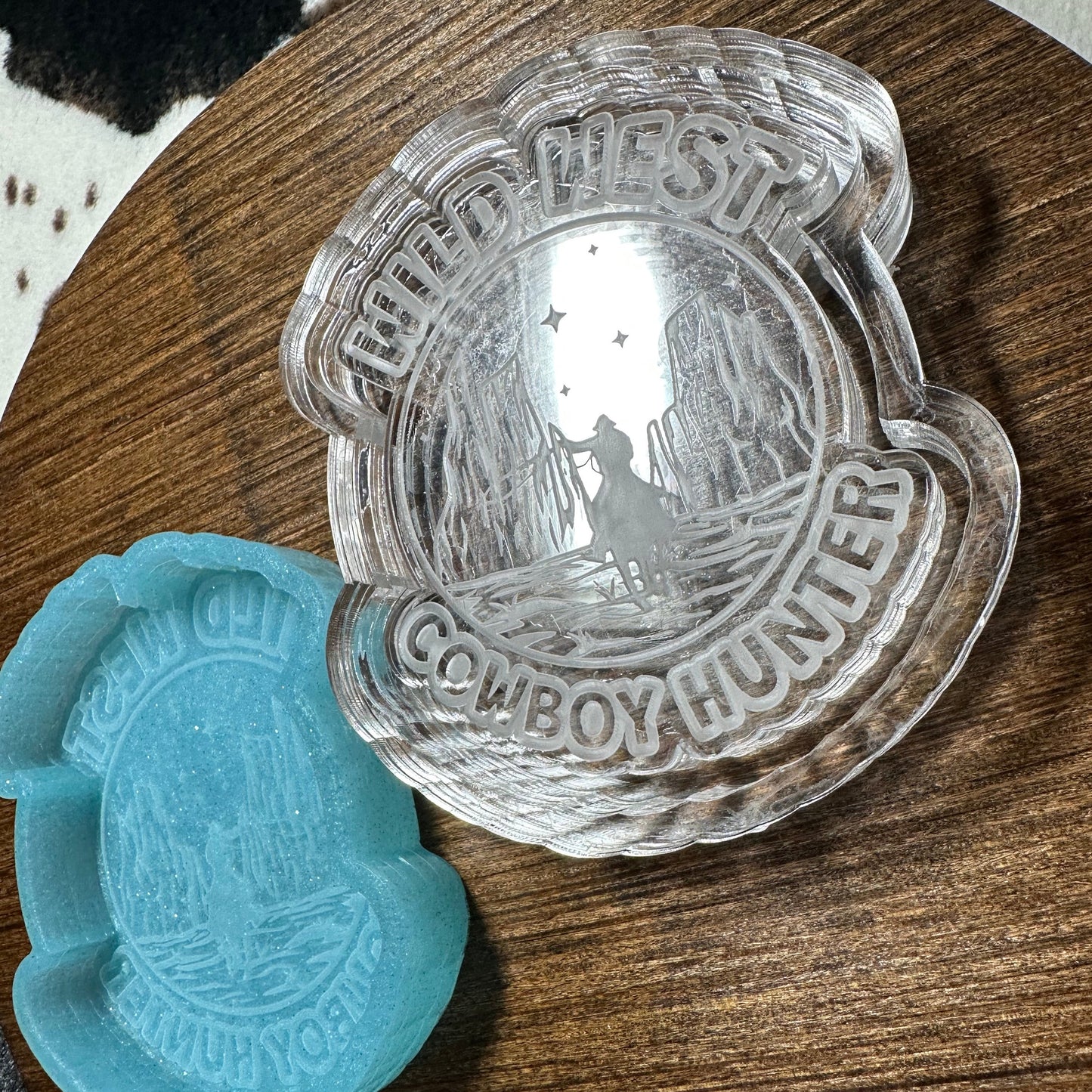 Wild West Cowboy Hunter Silicone Mold