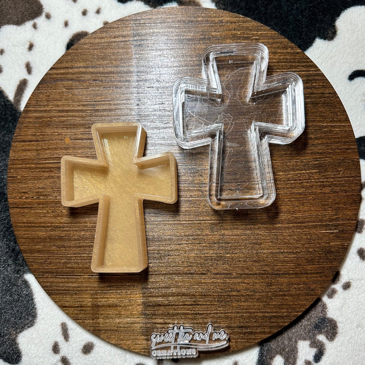 Blank Cross Silicone Mold