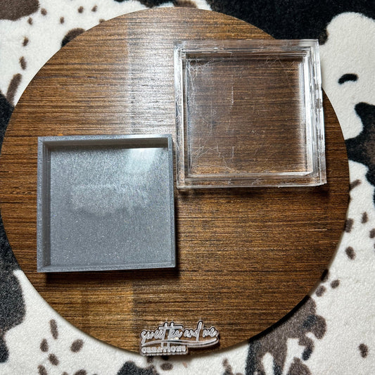 Blank 4" Square Silicone Mold