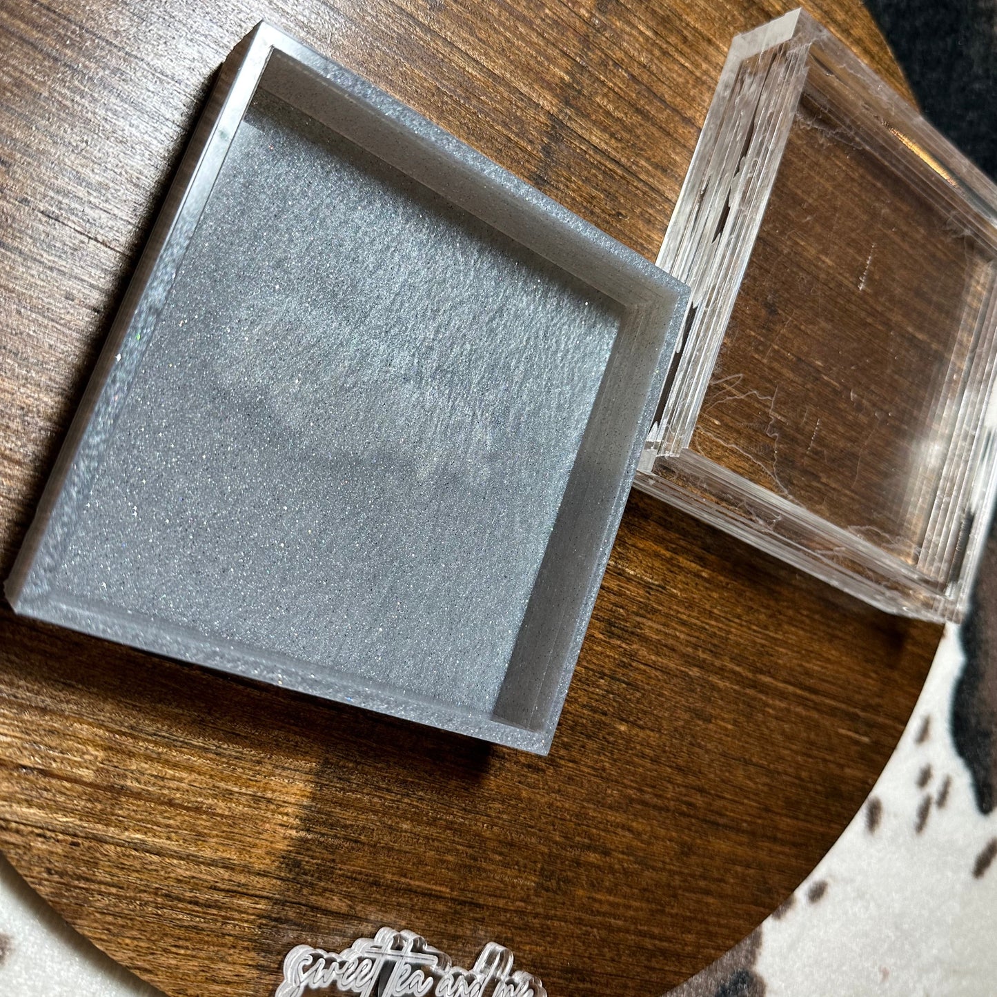 Blank 4" Square Silicone Mold