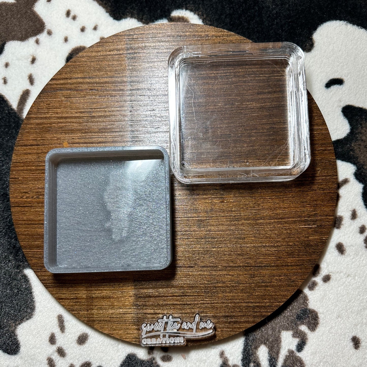 Blank 4" Rounded Corner Square Silicone Mold