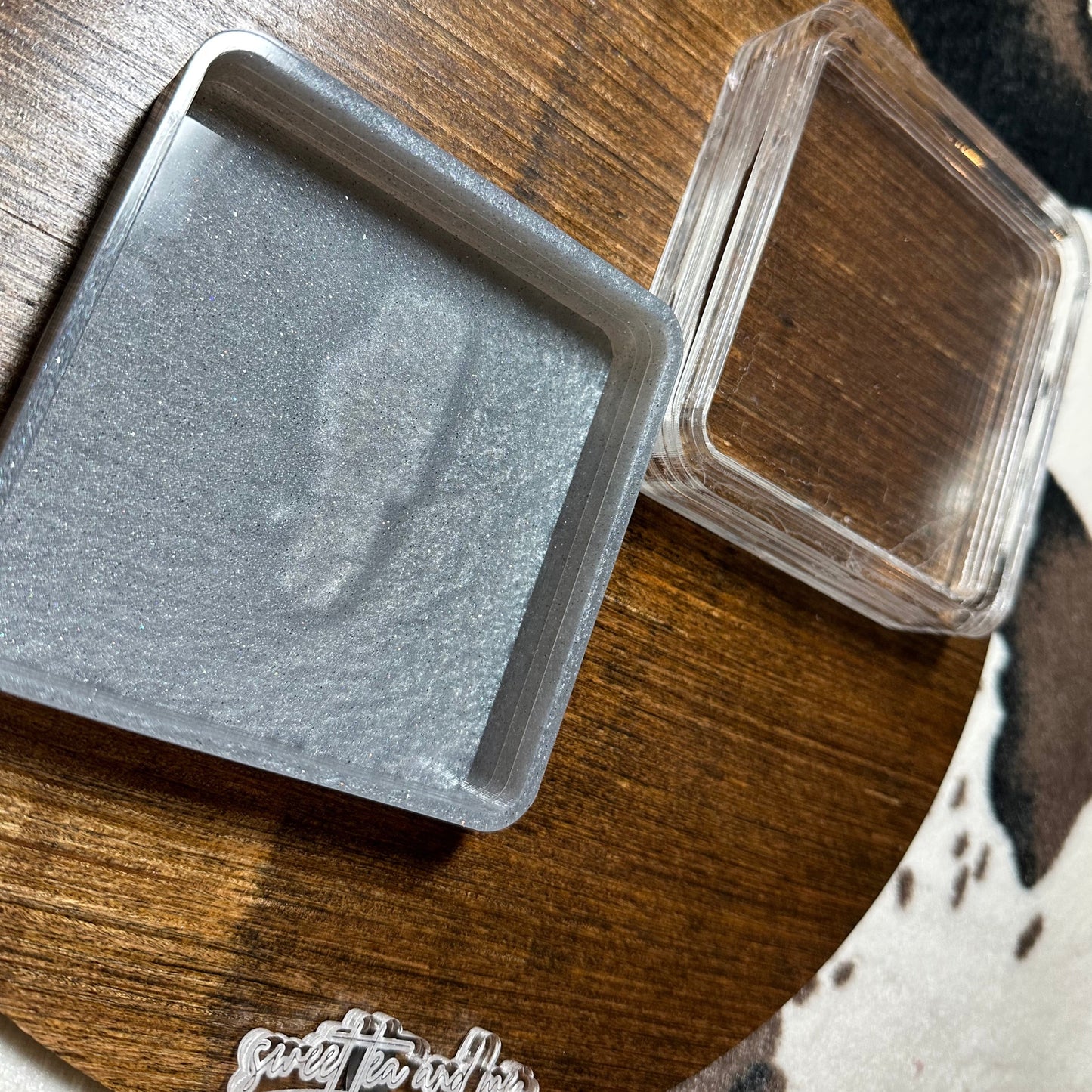 Blank 4" Rounded Corner Square Silicone Mold