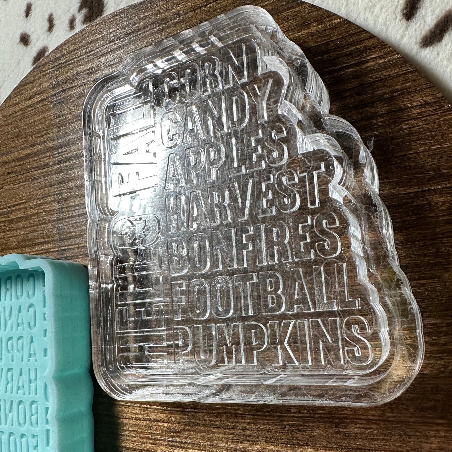 Hello Fall Subway Silicone Mold