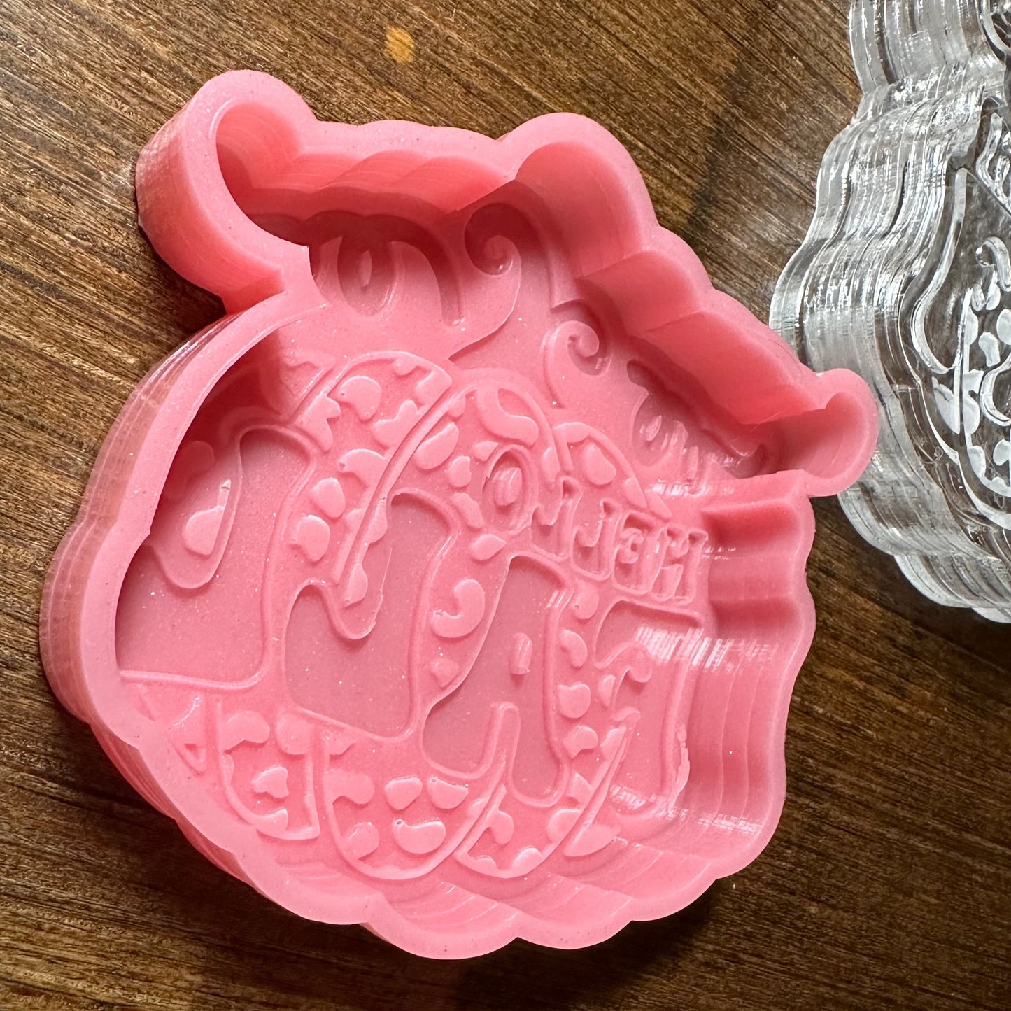 Hello Fall Cheetah Pumpkin Silicone Mold