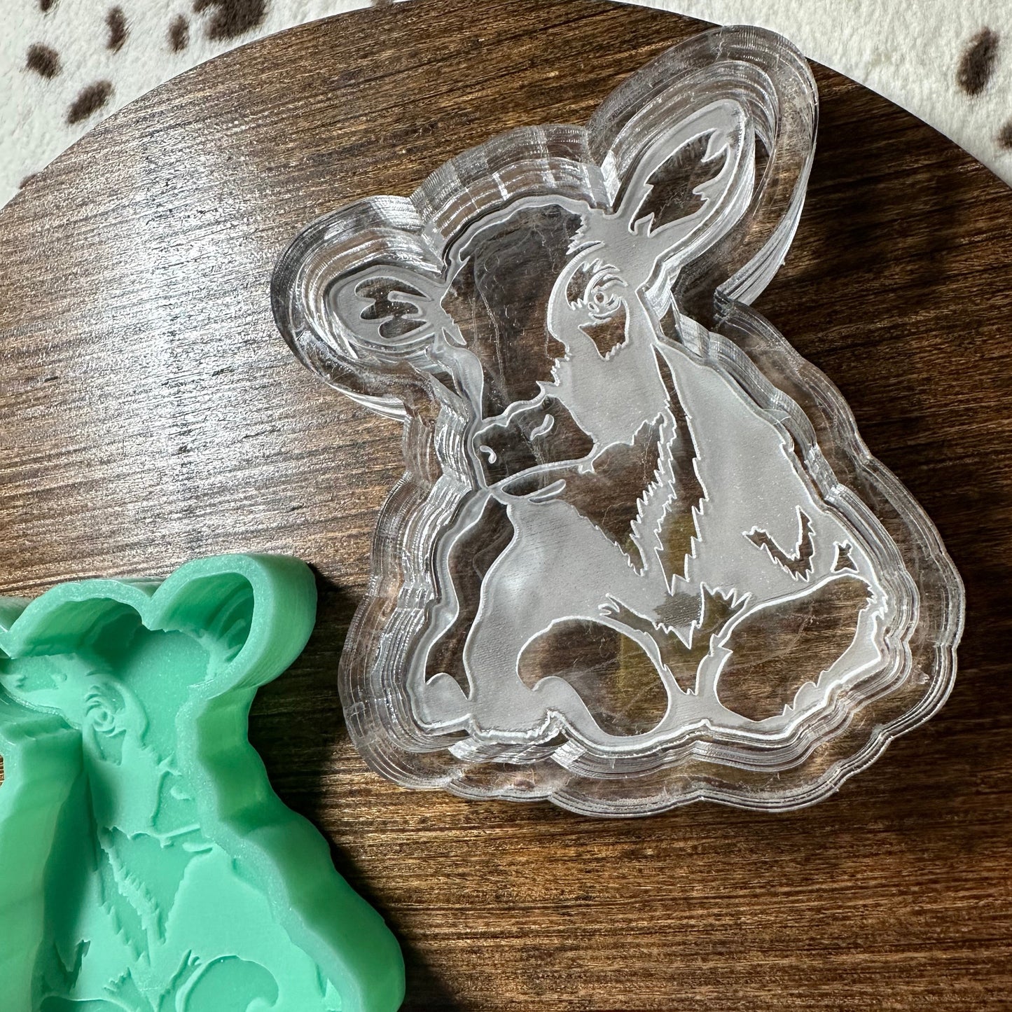 Calf Laying Down Silicone Mold