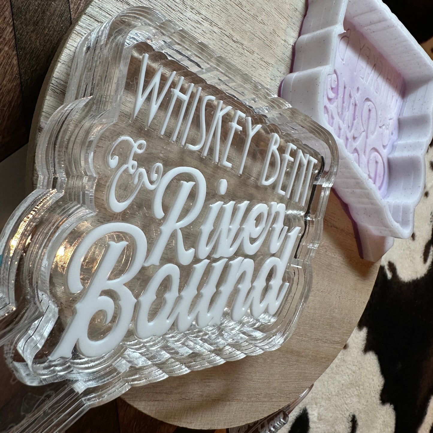 Whiskey Bent & River Bound Silicone Mold