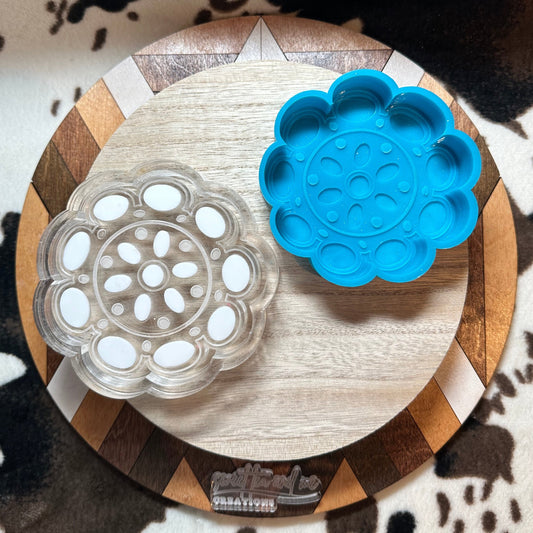 Concho Round Silicone Mold