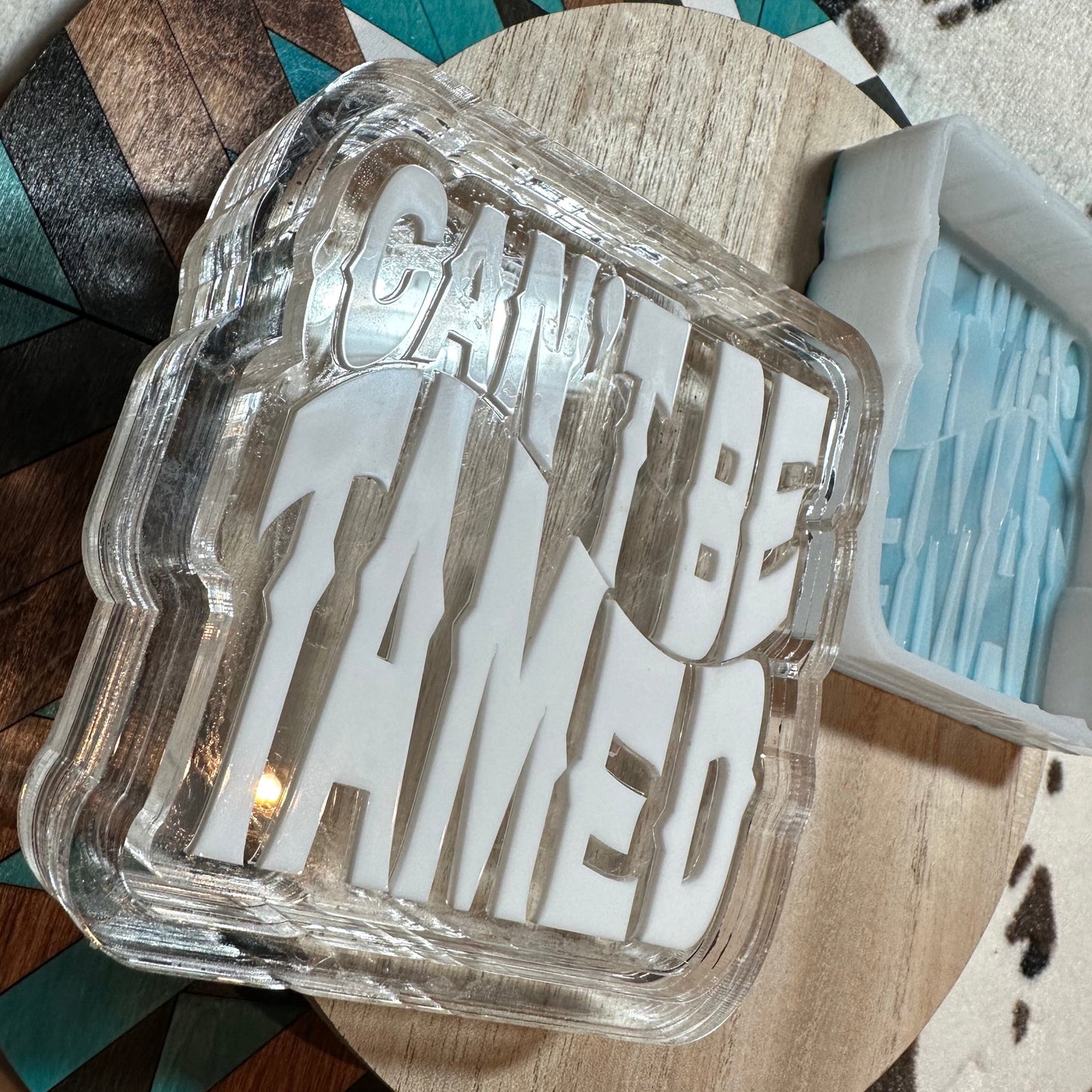 Can't Be Tamed Silicone Mold