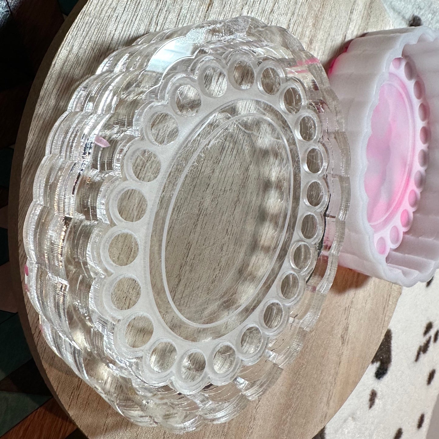 Concho Squash Blossom Oval Silicone Mold