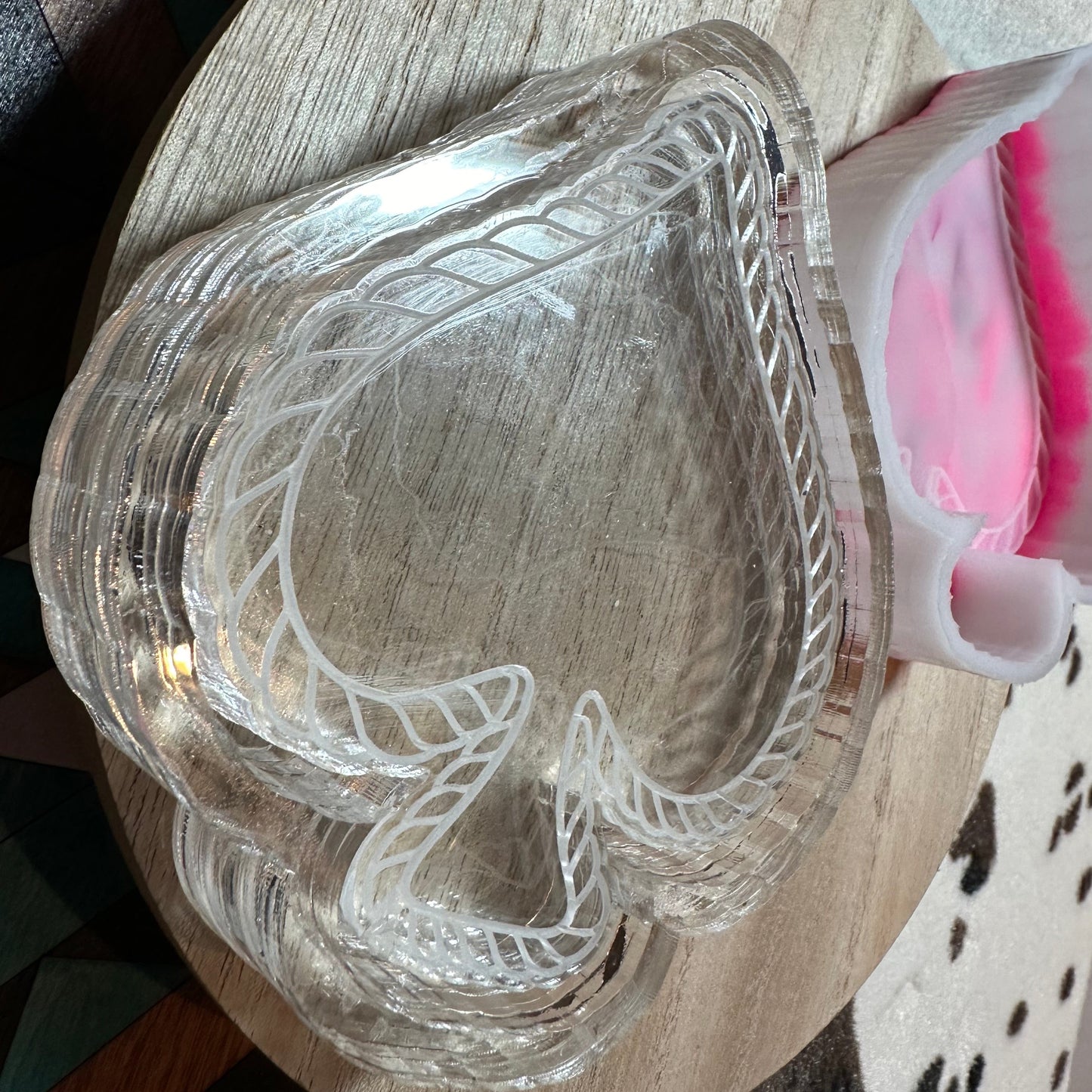 Spade w/ Rope Trim Silicone Mold